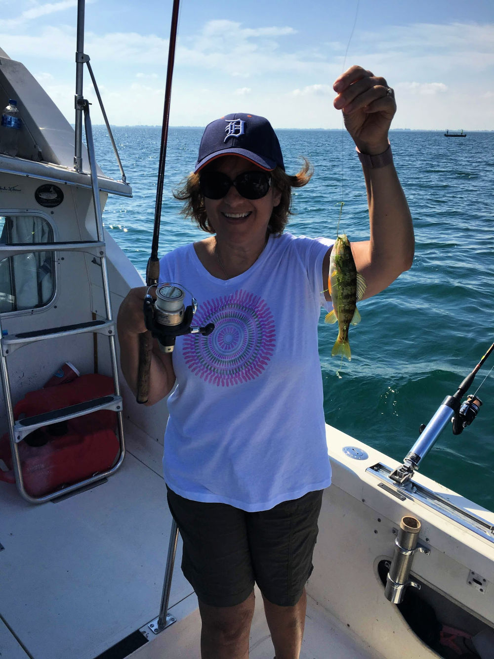 Mrs. Captain of fish bus charters